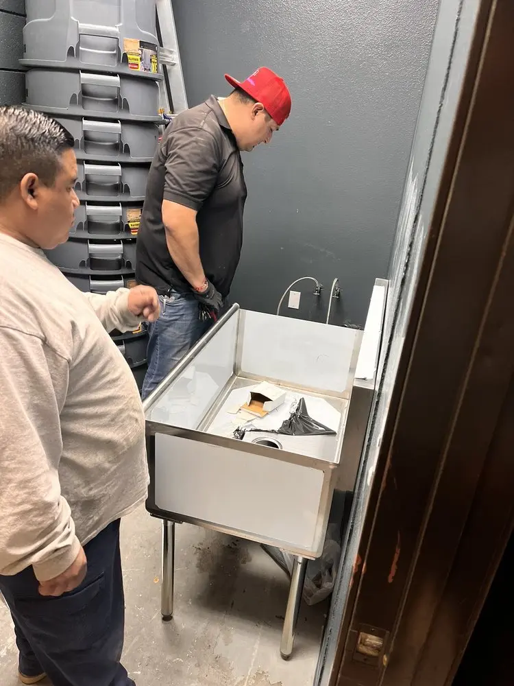 Commercial plumbing and sink installation in Walnuttown
