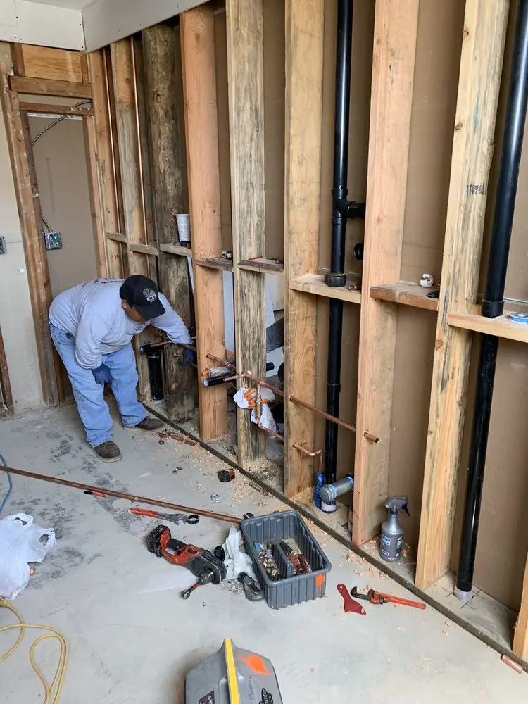 Commercial rough-in plumbing for Water Heater Replacement in Walnuttown